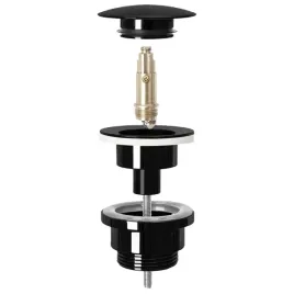 korek-umywalkowy-klik-klak-rea-czarny-metaliczny-uniwersalny-black