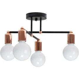 lampa-sufitowa-plafon-rose-gold-4-punktowa