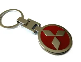 mitsubishi-brelok-breloczek-chrom-czerwony