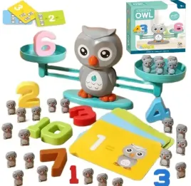 nauka-liczenia-sowka-gra-edukacyjna-waga-szalkowa-sowa-odwazniki-matematyka
