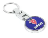 saab-brelok-breloczek-chrom