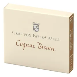 naboje-atramentowe-graf-von-faber-castell-cognac-brown-6-szt