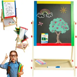 tablica-kredowa-dwustronna-magnetyczna-dla-dzieci-drewniana-edukacyjna