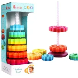 wieza-teczowa-piramidka-spirala-do-ukladania-bam-bam