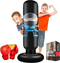 worek-bokserski-ninja-160-cm-dla-dzieci-rekawice-trening-mma-po-zwrocie