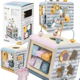 kostka-sensoryczna-viga-activity-box-drewniane-edukacyjne-centrum-gier-5w1