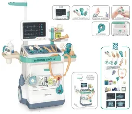 zestaw-doktora-lekarza-wozek-ekg-rtg-stacja-pomocy-medyczna-interaktywny