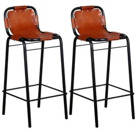 stolki-barowe-z-prawdziwej-skory-industrialne-brazowo-czarne-45x45x94
