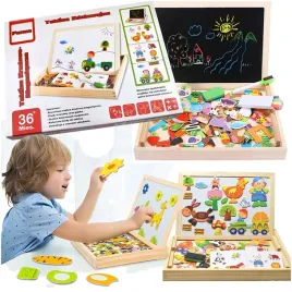 tablica-edukacyjna-magnetyczna-drewniana-kredowa-wielofunkcyjna-dla-dzieci