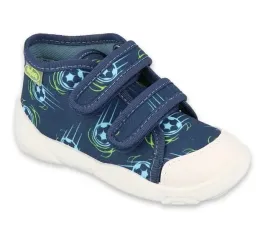 kapcie-trampki-dzieciece-chlopiece-na-rzepy-granatowe-befado-212p074