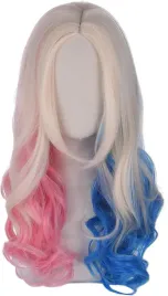 peruka-harley-quinn-rozpuszczona-jasny-blond-i-rozowo-niebieska-cosplay