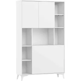 regal-biurko-rozkladane-105cm-bialy-polysk-megi-2