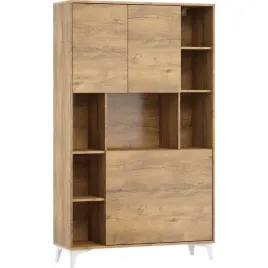 regal-biurko-rozkladane-105cm-dab-burgundzki-megi-2