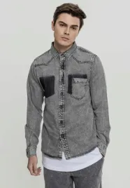 koszula-tb2086-denim-pocket-grey-wash