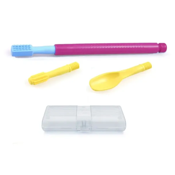 Wibrator logopedyczny Ark Carry Kit  Z-Vibe + 3 Końcówki Fuksja