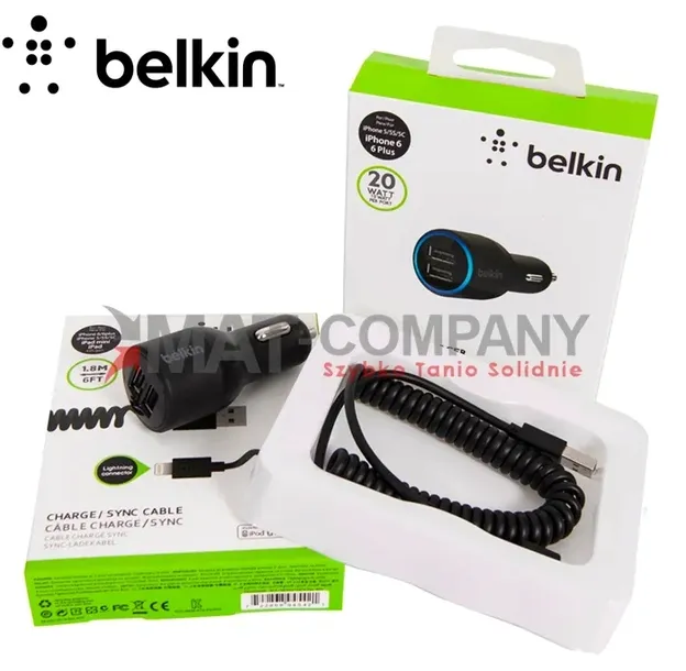 belkin-zestaw-ladowarka-sam-kabel-4-2a-iphone-5s-stan-nowy