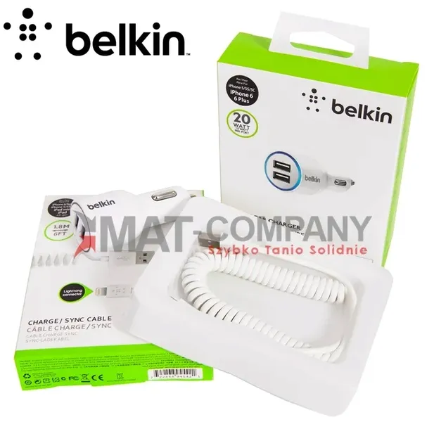 belkin-zestaw-ladowarka-sam-kabel-4-2a-iphone-5s-stan-nowy