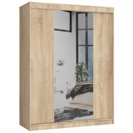 szafa-przesuwna-lustro-150cm-dab-sonoma-klio-ac-10-kolorow