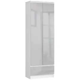 szafa-dwudrzwiowa-60cm-szary-polysk-klio-ac-6-kolorow
