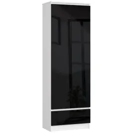 szafa-dwudrzwiowa-60cm-czarny-polysk-klio-ac-6-kolorow