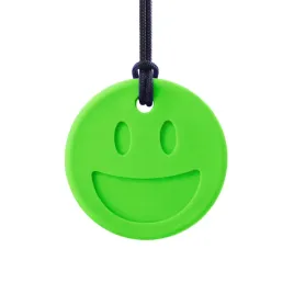 gryzak-terapeutyczny-naszyjnik-smiley-face-zielony