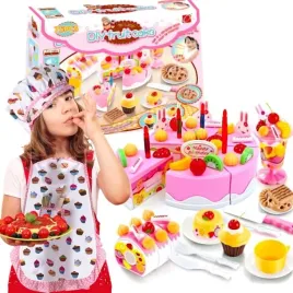 tort-urodzinowy-do-krojenia-kuchnia-75-elementow-rozowy-akcesoria