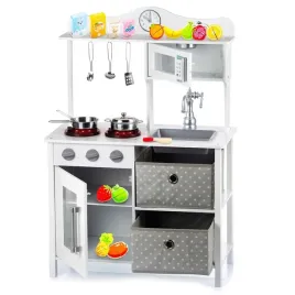 kinderplay-drewniana-kuchnia-dla-dzieci-swiatlo-akcesoria-owoce-warzywa