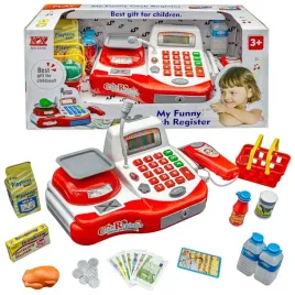 supermarket-sklep-kasa-fiskalna-produkty-skaner-koszyk-mikrofon-waga-monety