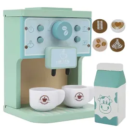 kawiarnia-dla-dzieci-drewniany-ekspres-do-kawy-automat-kuchnia-filizanki