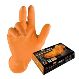 rekawice-nitrylowe-grube-pomaranczowe-grippaz-240-50szt-xxl