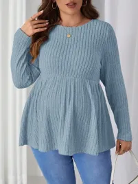 bluzka-ciazowa-prazkowana-dzianinowa-dusty-blue-z-dlugim-rekawem-shein-xl