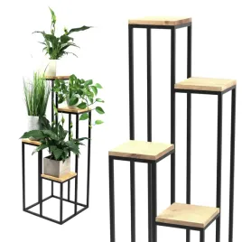 kwietnik-metalowy-stojak-na-4-kwiaty-wysoki-112cm-drewno-czarny-loft