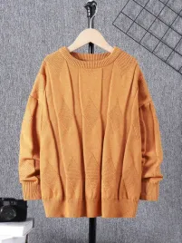 sweterek-chlopiecy-luzny-pomaranczowy-casual-shein-164