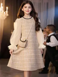 sukienka-dziewczeca-tweedowa-midi-rozkloszowana-elegancka-bezowa-shein-140