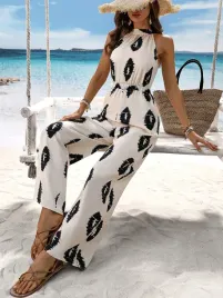 kombinezon-bez-rekawow-bezowy-roslinny-na-lato-print-casual-shein-xs-34