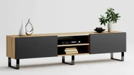 szafka-rtv-roma-200-dab-wotan-czarna-mat-loft