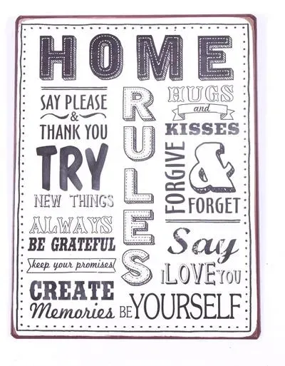 szyld-metalowy-home-rules