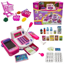 edukacyjna-kasa-fiskalna-sklepowa-dla-dzieci-wozek-kalkulator-akcesoria