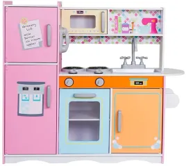 drewniana-kuchnia-xxxl-dla-dzieci-rozowa-lodowka-telefon-piekarnik-piec