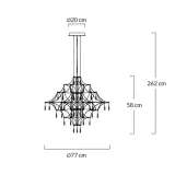 lampa-wiszaca-constellar-77-led-stan-nowy