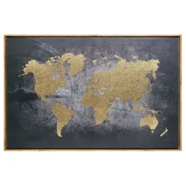 dekoracja-scienna-plotno-mapa-swiata