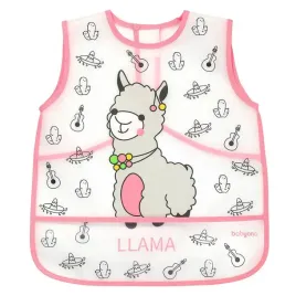 sliniaczek-fartuszek-rozowa-lama-babyono