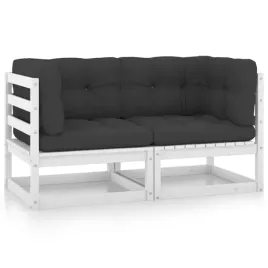 2-osobowa-sofa-ogrodowa-z-poduszkami-biala-drewno-sosnowe