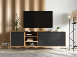 szafka-rtv-wiszaca-150-wotan-czarny-mat-loft