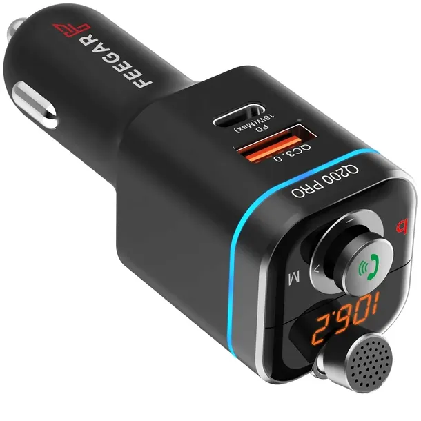 feegar-transmiter-fm-bluetooth-ladowarka-qc-4-0-pd-waga-z-opakowaniem-0-2-kg-stan-nowy