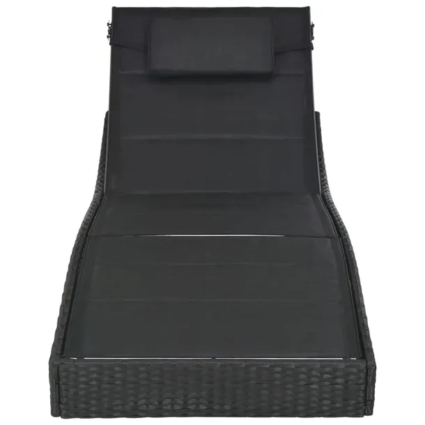 lezak-polirattan-i-textilene-czarny-linia-vidaxl
