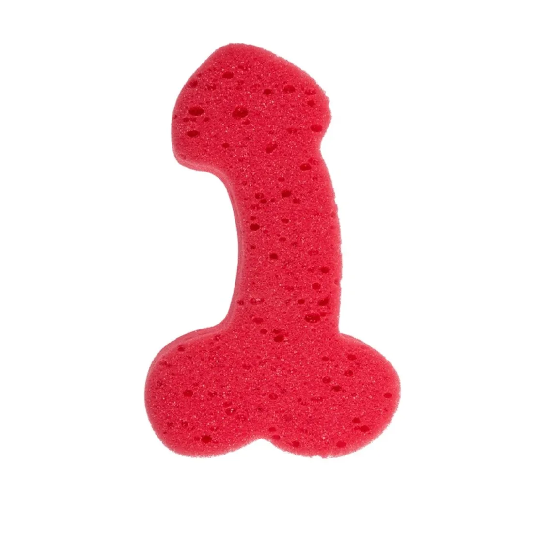 zabawka-bath-sponge-penis-19cm-red