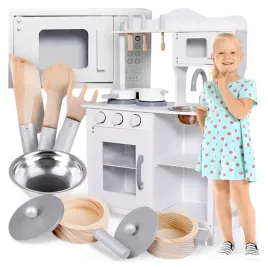 duza-kuchnia-dla-dzieci-drewniana-garnki-zlew-sztucce-mikrofalowka