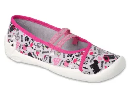 kapcie-baleriny-dzieciece-dziewczece-domowe-na-gumki-befado-116y323-33