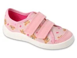 befado-kapcie-dzieciece-rzepy-rozowy-rozmiar-27